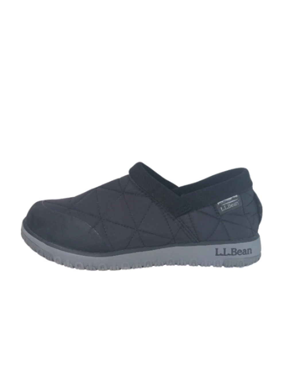 L.L. Bean Slip-ons Women's 8 Black Waterproof Insulated Quilted Winter Shoes